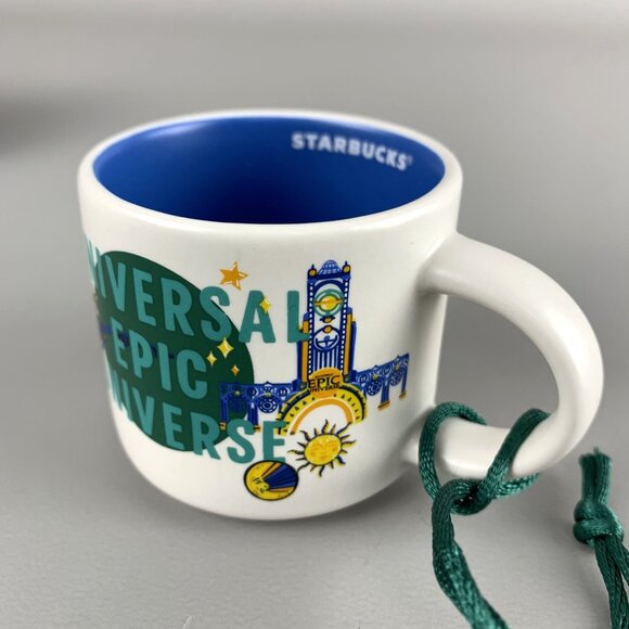 Starbucks Universal Epic Universe Ornament 2 oz Mini Mug Discovery Series New - Picture 5 of 16